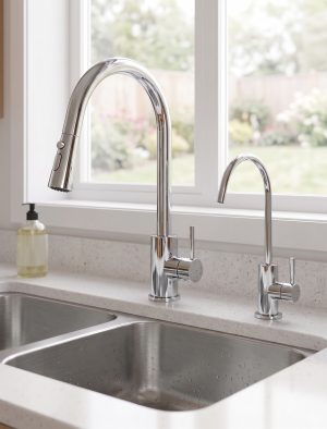 FuroFlo Standard 1/4" Faucet (Straight Handle)
