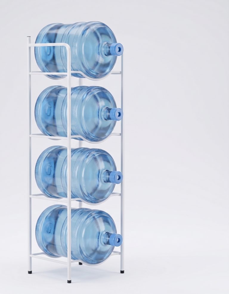 Water Bottle Rack Metal Hold 5 Bottle