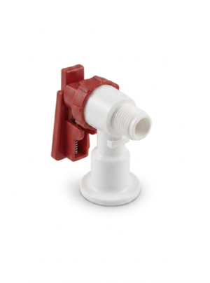 Bottled Water Cooler Faucet Child Proof Safety Lock (red handle)